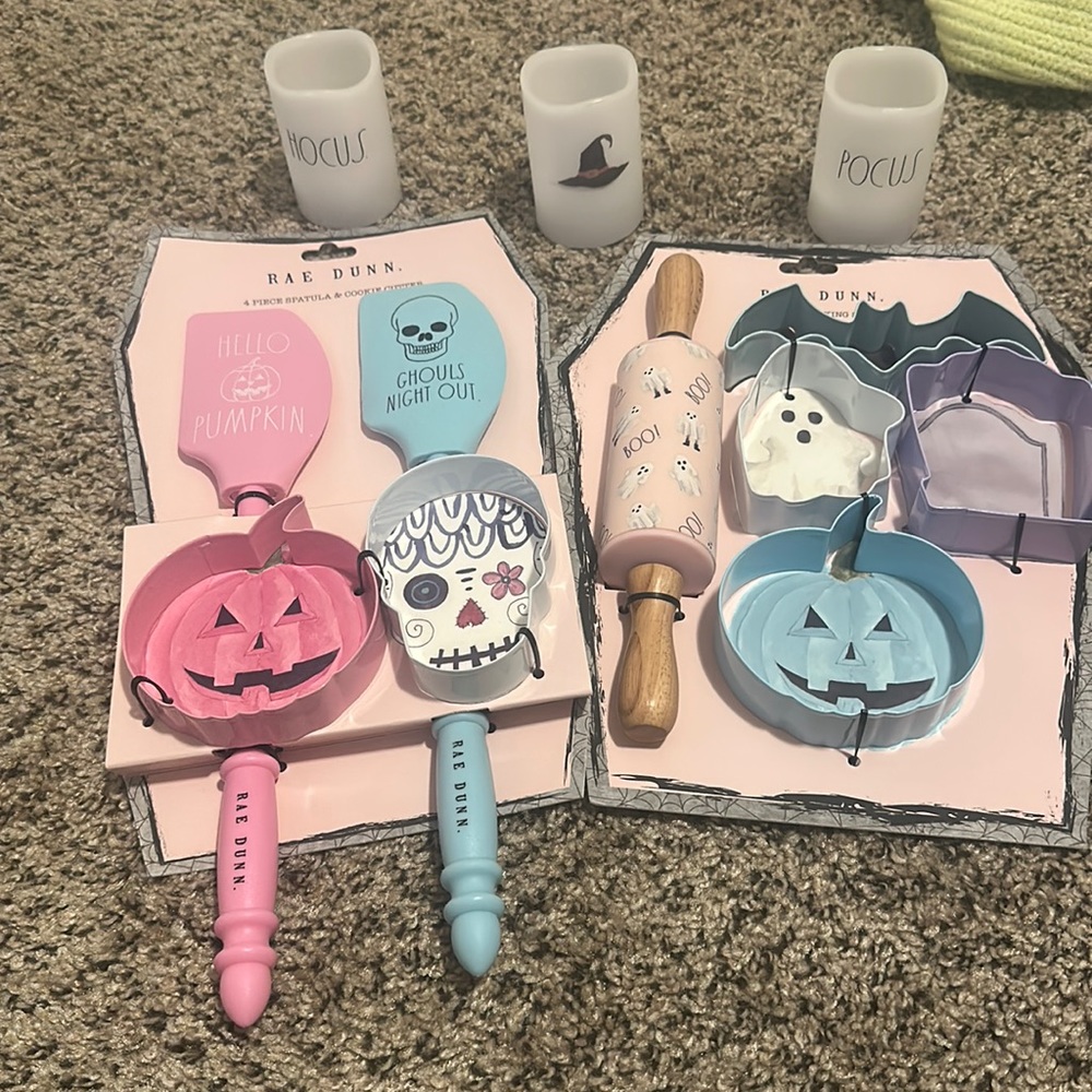 Rae Dunn kitchen Halloween set